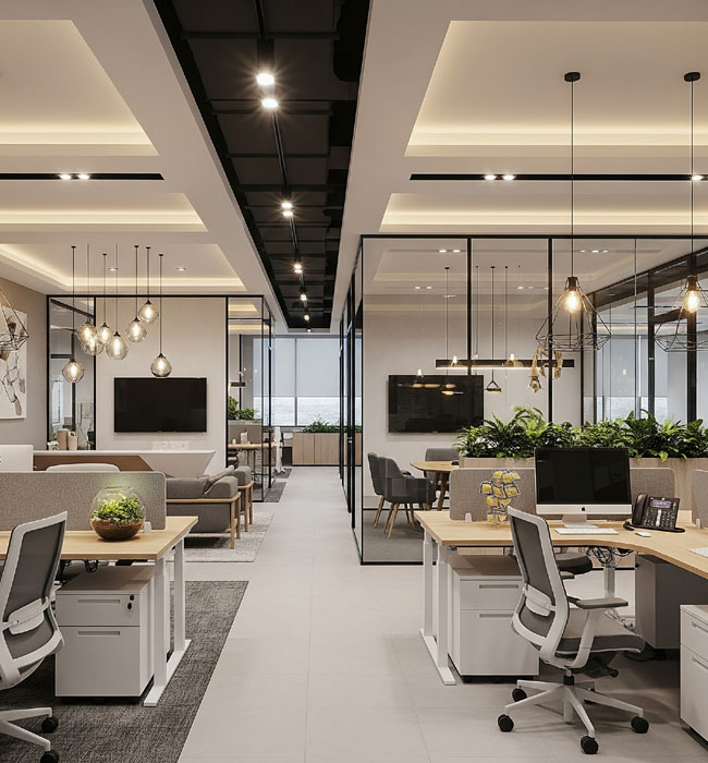 Office Interior Design Tips to Improve Productivity and Branding